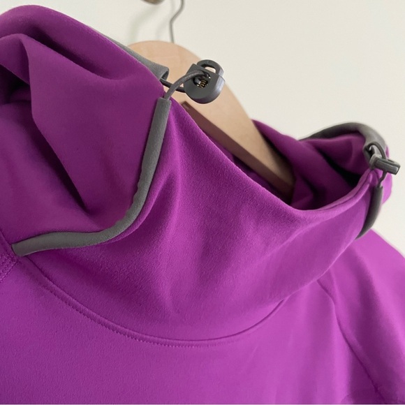 FILA Purple Midweight Training Pullover Hoodie Size M - Picture 5 of 13